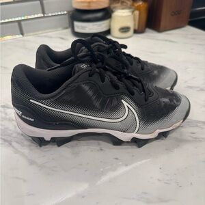 Nike Black and Gray Athletic Cleats